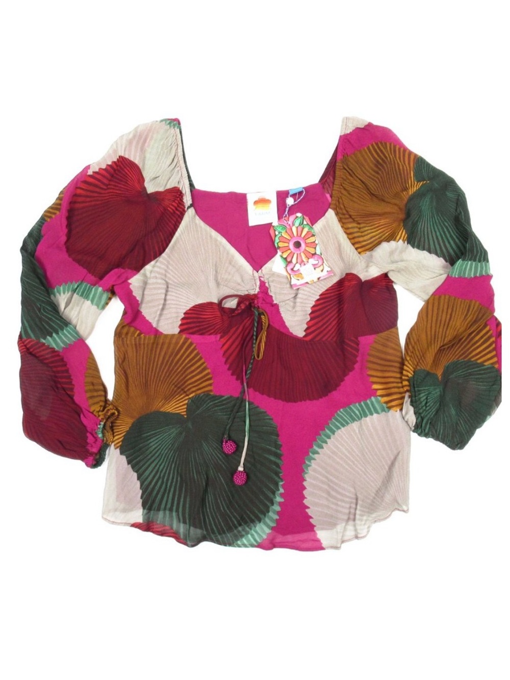 Farm Rio Katalina Blouse Anthropologie - Small